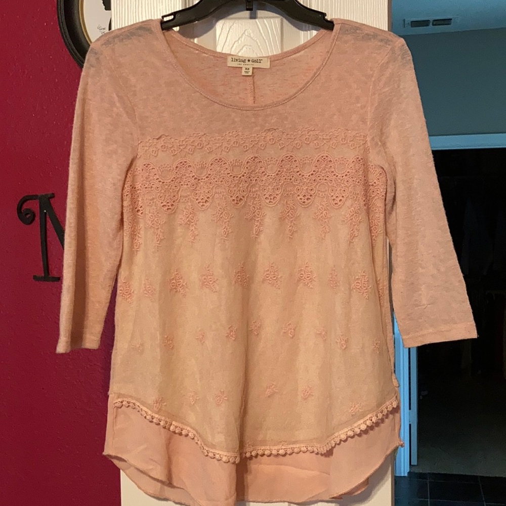 Pink top
